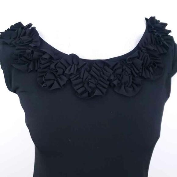 AA Studio Sheath Dress Black, Sleeveles, Stretchy Career Wear Work, Size 6 Women - Picture 2 of 6